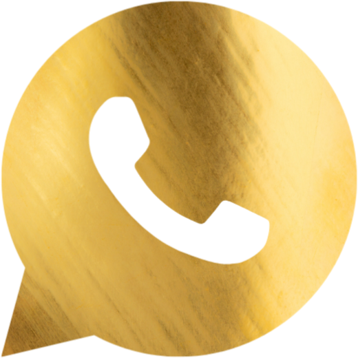 Phone Icon metal  gold texture.